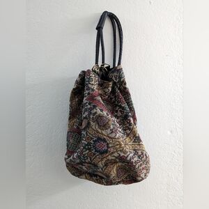 Vintage Kenneth Cole tapestry shoulder bag backpack